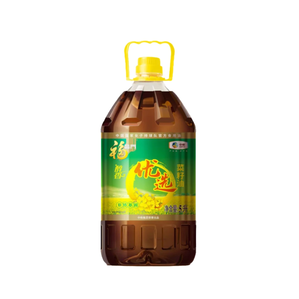 福临门非转基因优选醇香菜籽油5L