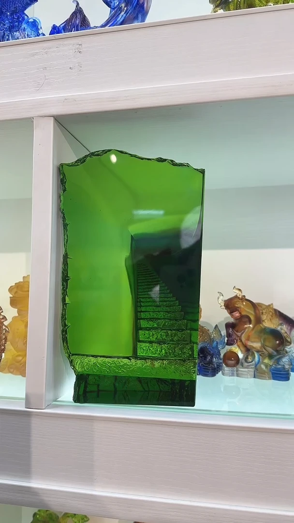 手工艺品琉璃绿色