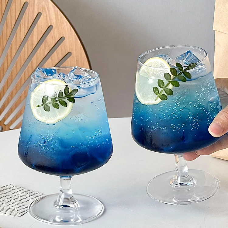 ins风玻璃杯矮脚洋酒杯高品质威士忌白兰地酒杯家用高级感杯创意