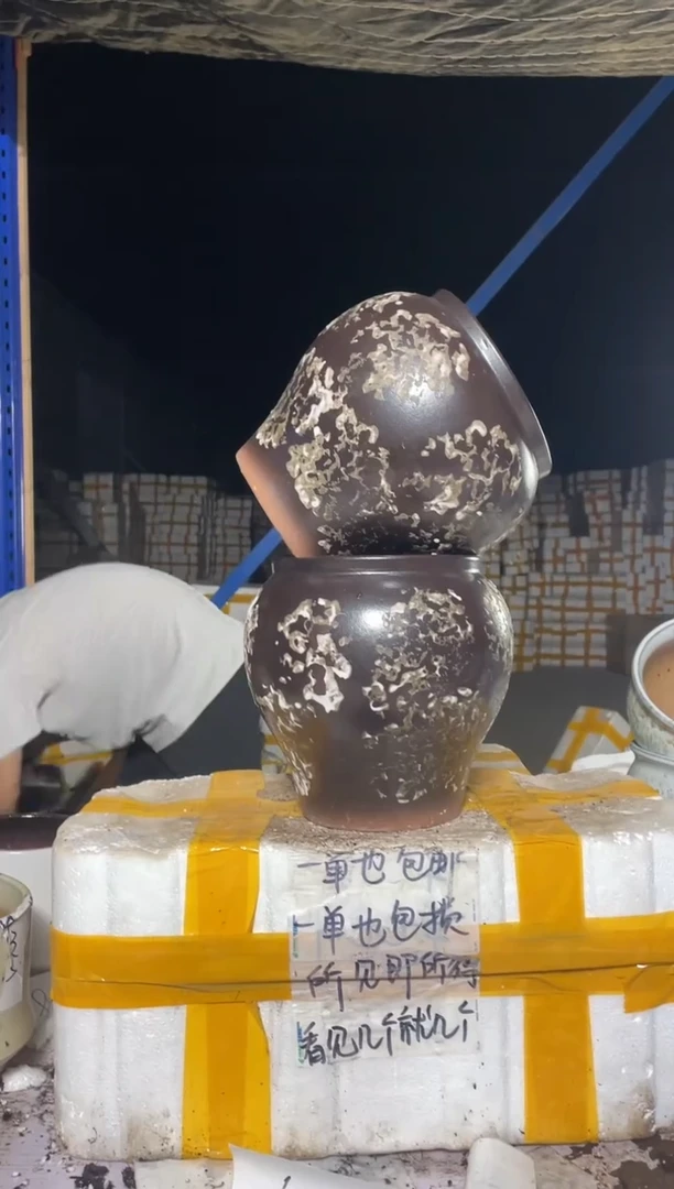 紫砂花盆宜兴紫砂粗陶花盆16*21