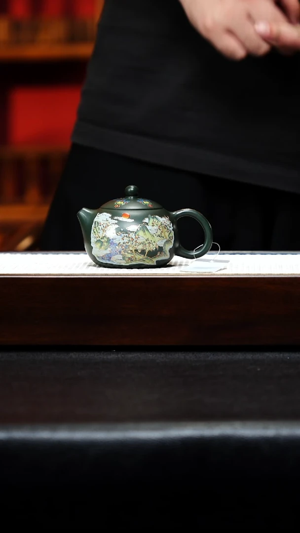 茶壶紫砂绿泥 西施