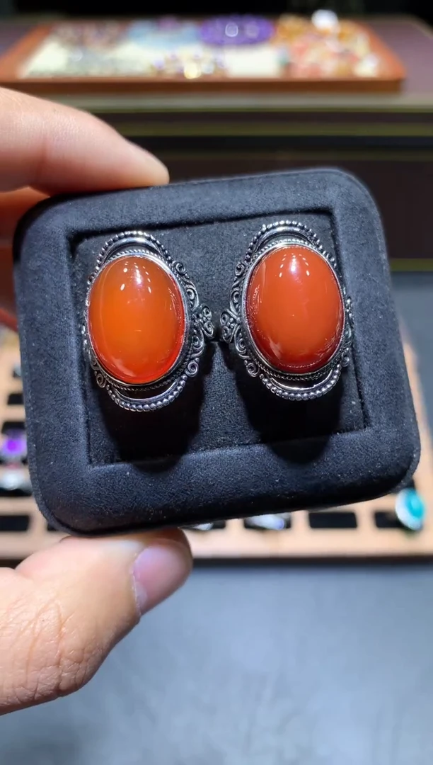 【闪购商品】南红玛瑙冰红未镶嵌T37【多样性发其一】