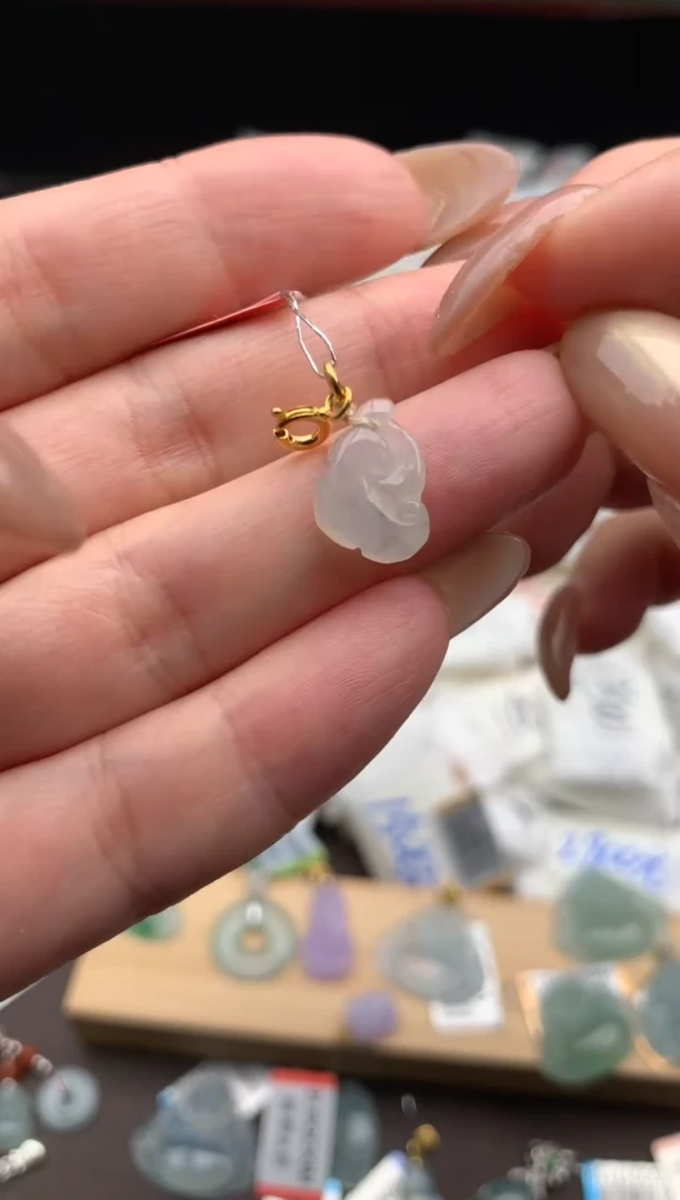 【闪购商品】翡翠挂件银S925镶嵌 一