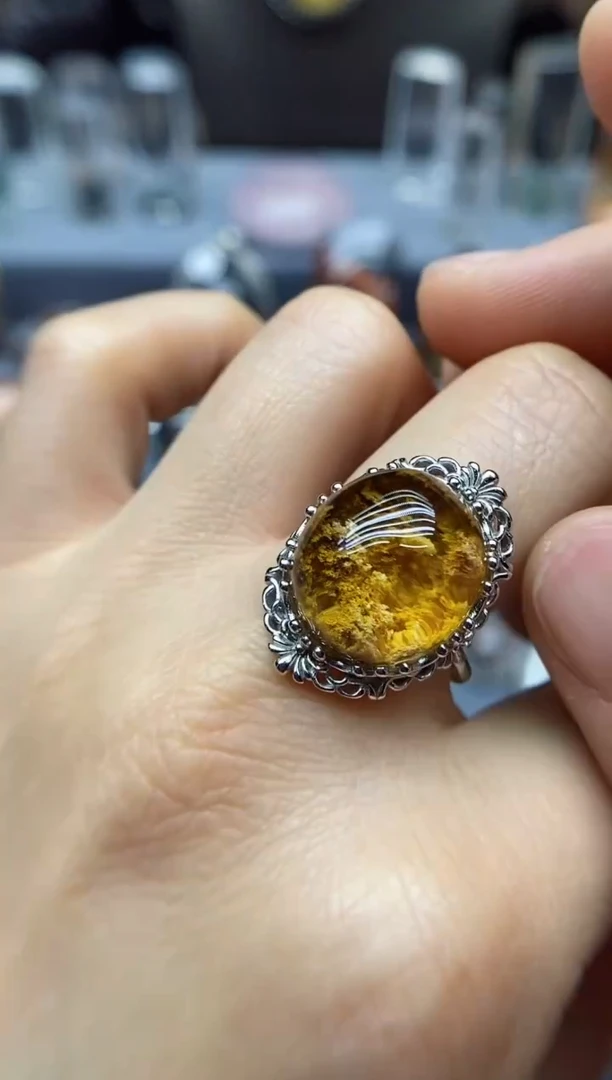 【闪购商品】水晶戒指银S925镶嵌水晶水晶