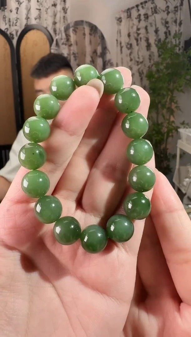 未镶嵌手串和田玉手串 12mm
