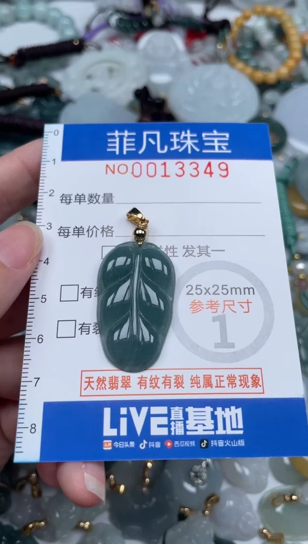 颈饰未镶嵌翡翠13349