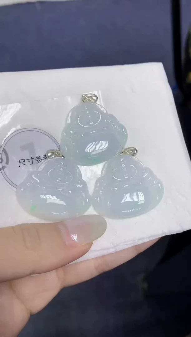颈饰未镶嵌翡翠天然缅甸翡翠A货多样性发一件