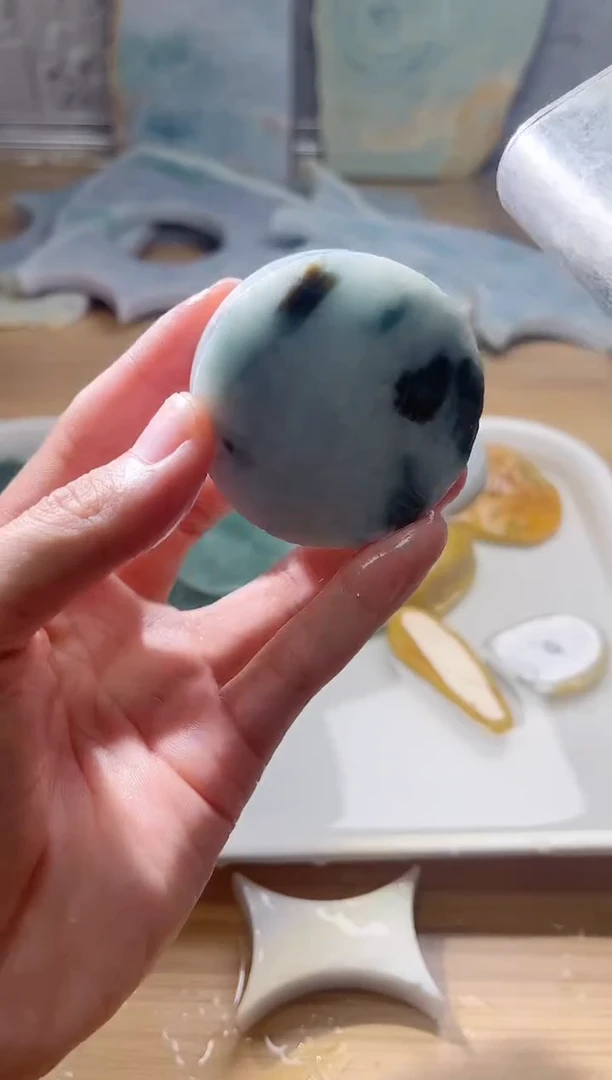 裸石翡翠天然翡翠A货古 陈 953