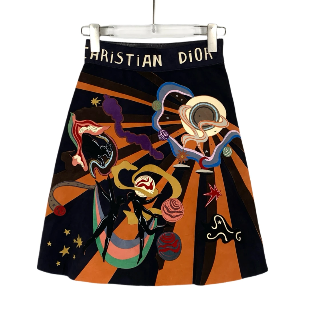 99新 DIOR/迪奥 H9478 半身裙34码