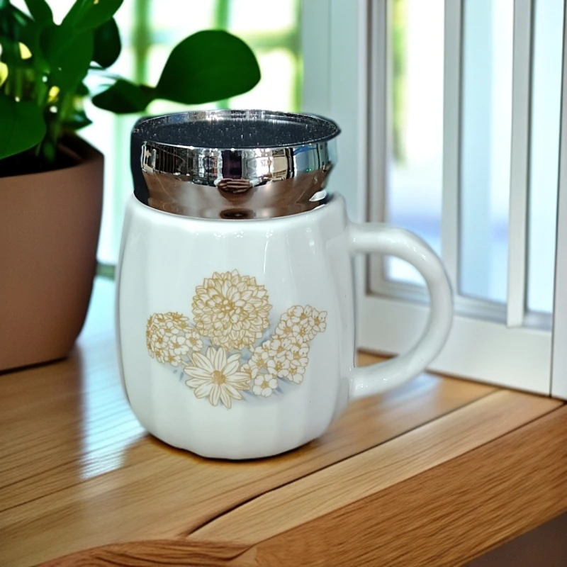 【景宝元陶瓷】景德镇时光镜面杯WJ