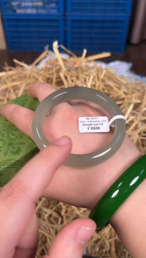 未镶嵌手镯石英质玉W0741