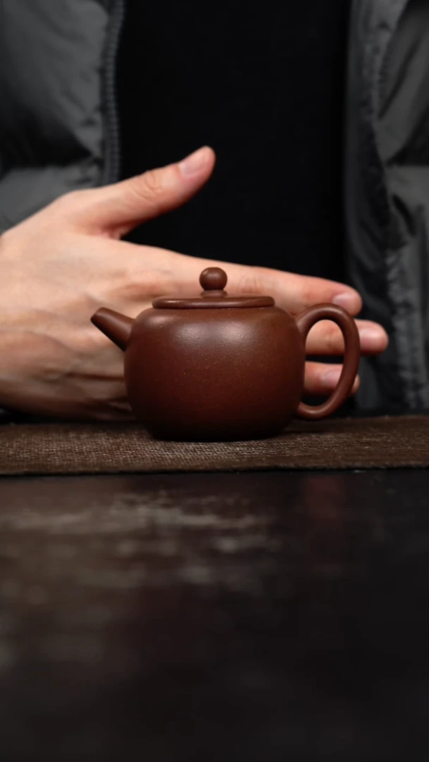 茶壶紫砂原矿手工壶140CC