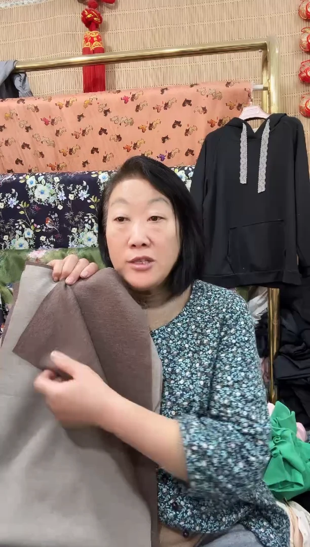 中码水洗羊绒深咖色弯刀裤裁片中码一条33.8