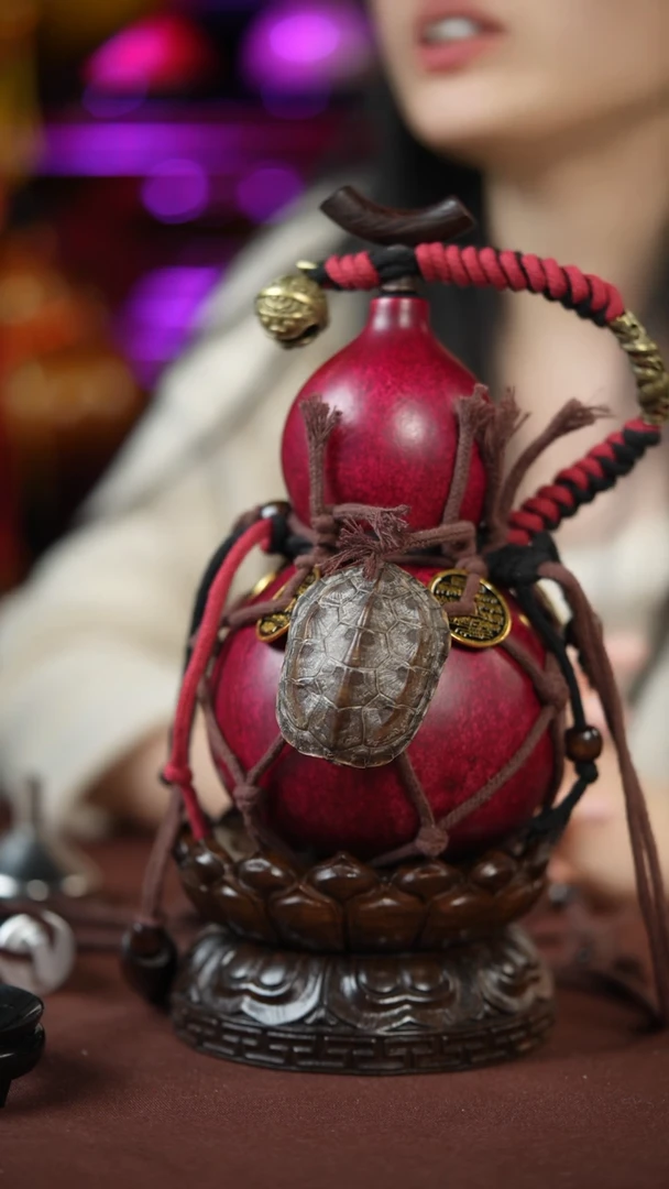 【闪购商品】391号500ml左右的非遗漆器酒葫芦