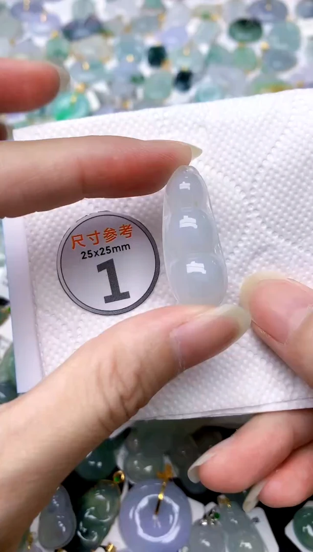 颈饰未镶嵌翡翠天然A货翡翠