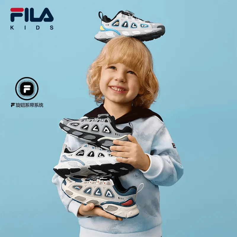 FILAKIDS斐乐儿童【小童妙角加绒版】男女冬舒适运动鞋K14B541112F