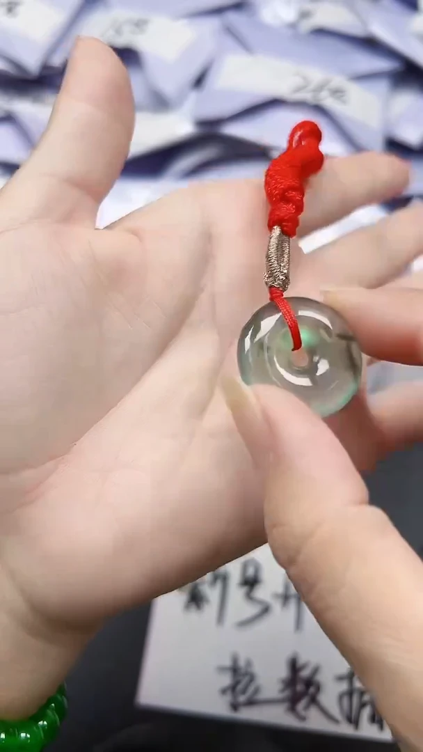 吊坠(赠链)未镶嵌翡翠所见即所得一物一图（带扣头）23