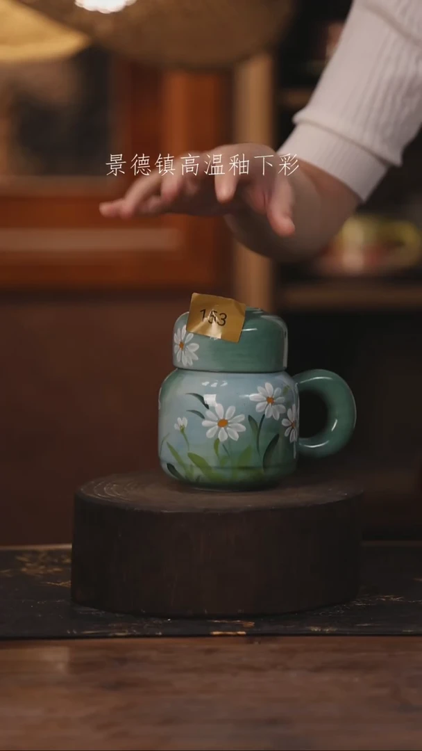 陶瓷景德镇高温釉下手绘陶瓷153