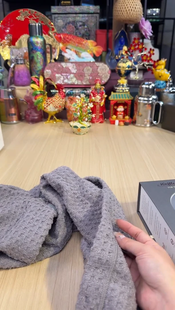 82灰盒干发帽-灰色