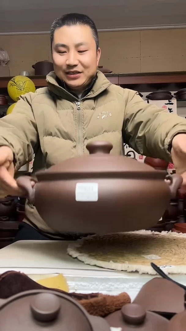 宜兴紫砂微瑕5.5升大火锅931