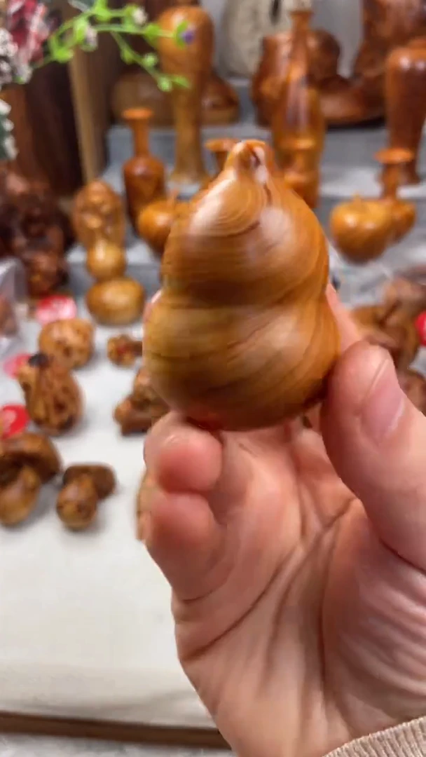 木太行崖柏陈化精品 葫芦/把件/雕刻件-鉴赏期48小时