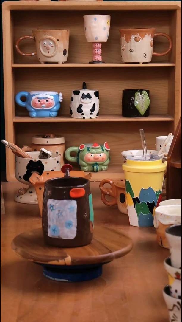 摆件陶景德镇原创手工陶瓷