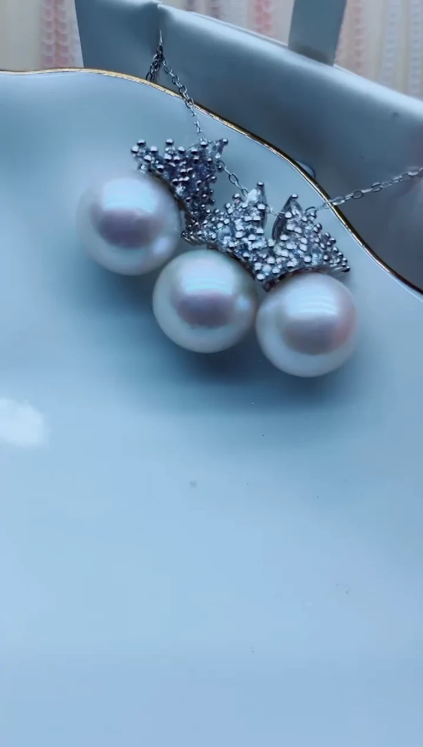 淡水珍珠未镶嵌项链吊坠多样性发其一