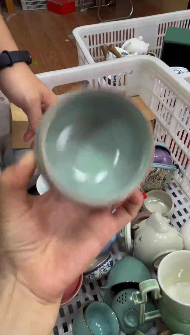 陶瓷茶具摆件旅行套组