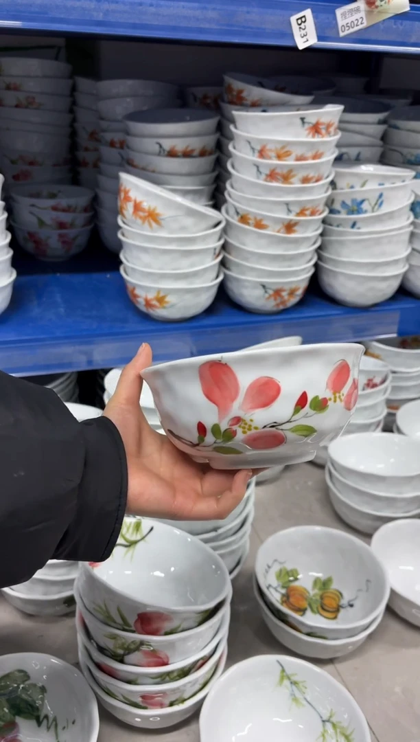 景德镇手绘釉中彩（食品级）捏捏碗