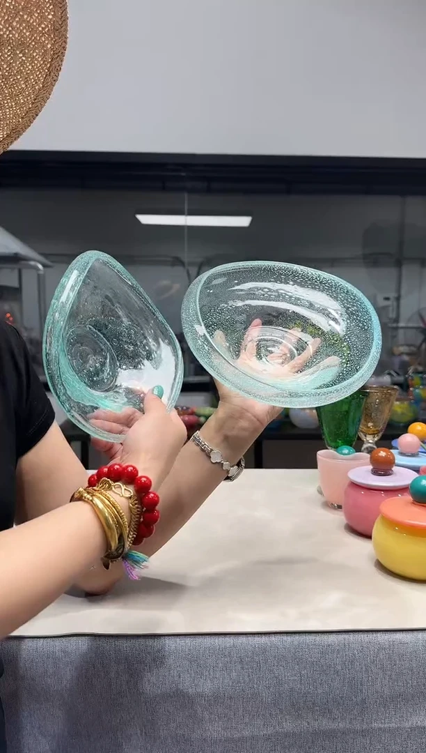 G慕忆家手作琉璃高口一对