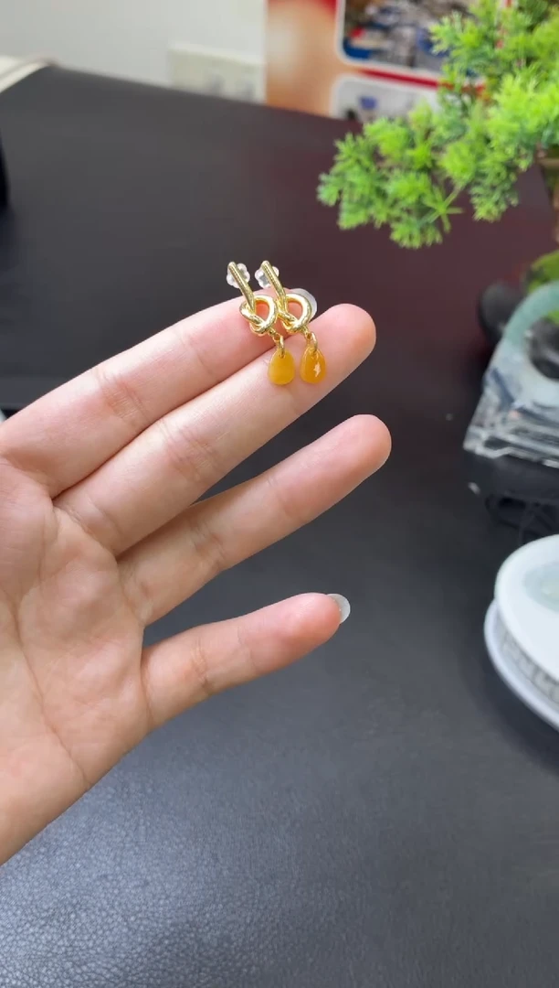 翡翠合金耳饰耳饰