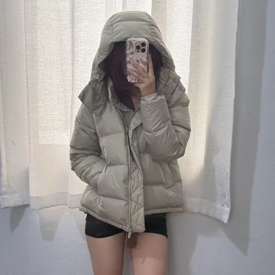 五格鹅绒冬季加厚泡芙羽绒服-章