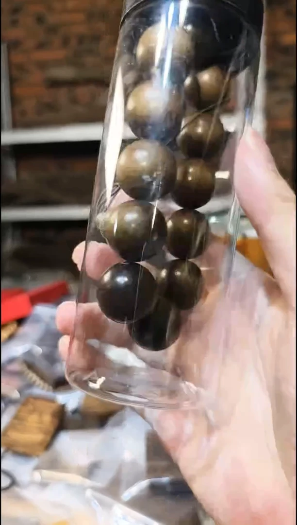 楠木（金丝楠）把件2.0阴沉绿单圈