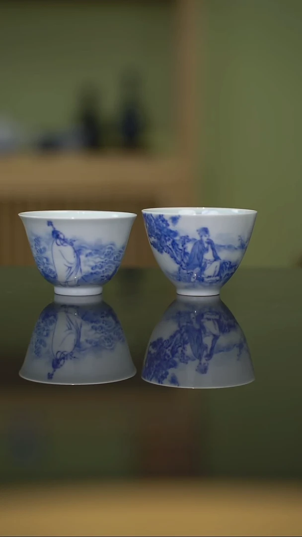 杯恒垣山房-临江仙对杯