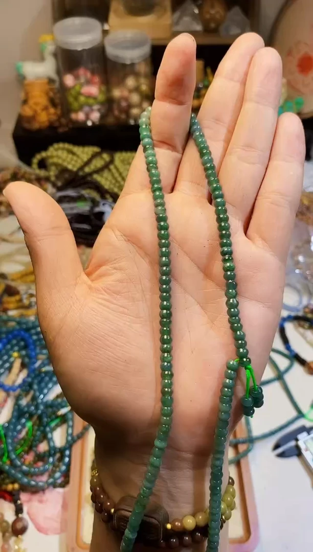 玛瑙/玉髓手链未镶嵌翡车轮珠卡4左右