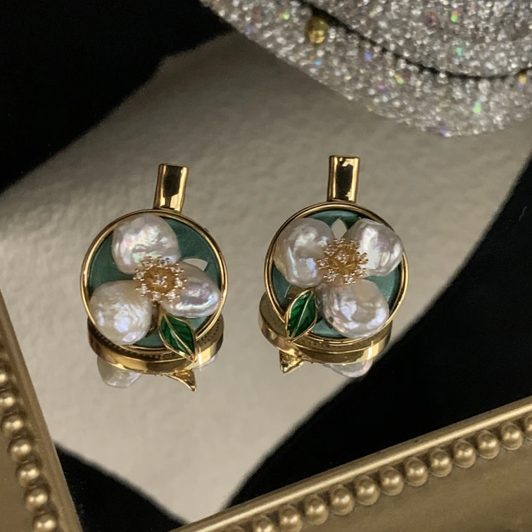 铜合金耳饰 小众设计高级感简约耳钉1661