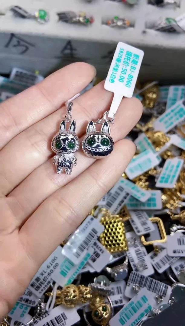 翡翠戒指银S925镶嵌9999-----5