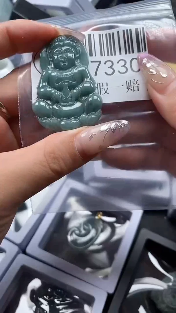 吊坠(不含链)未镶嵌翡翠7330