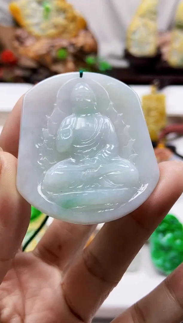 颈饰未镶嵌翡翠翡翠A货