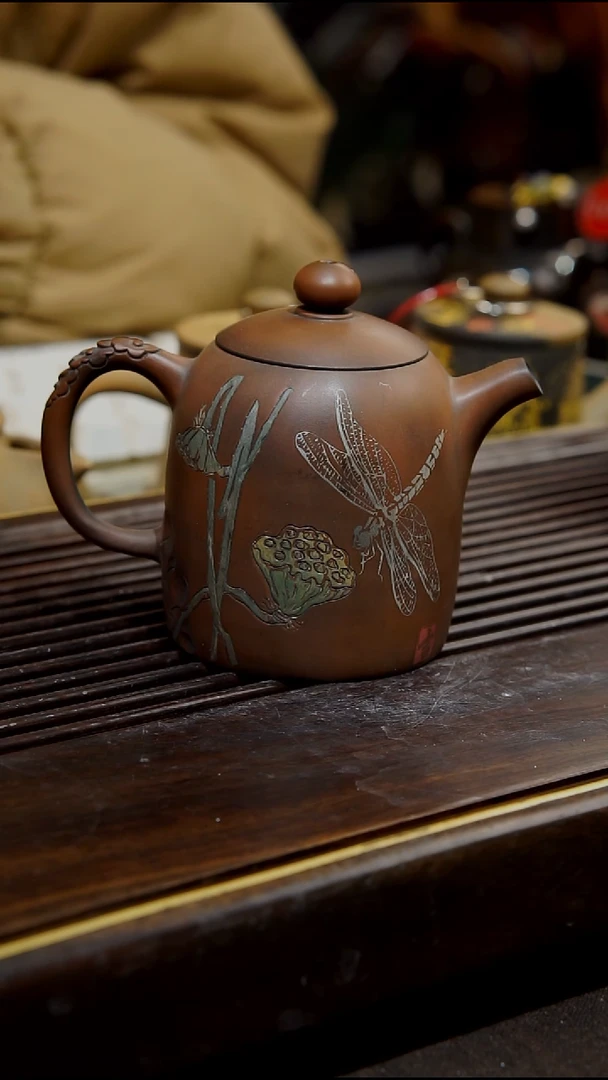 云南建水紫陶全手工  无瑕   120cc  019