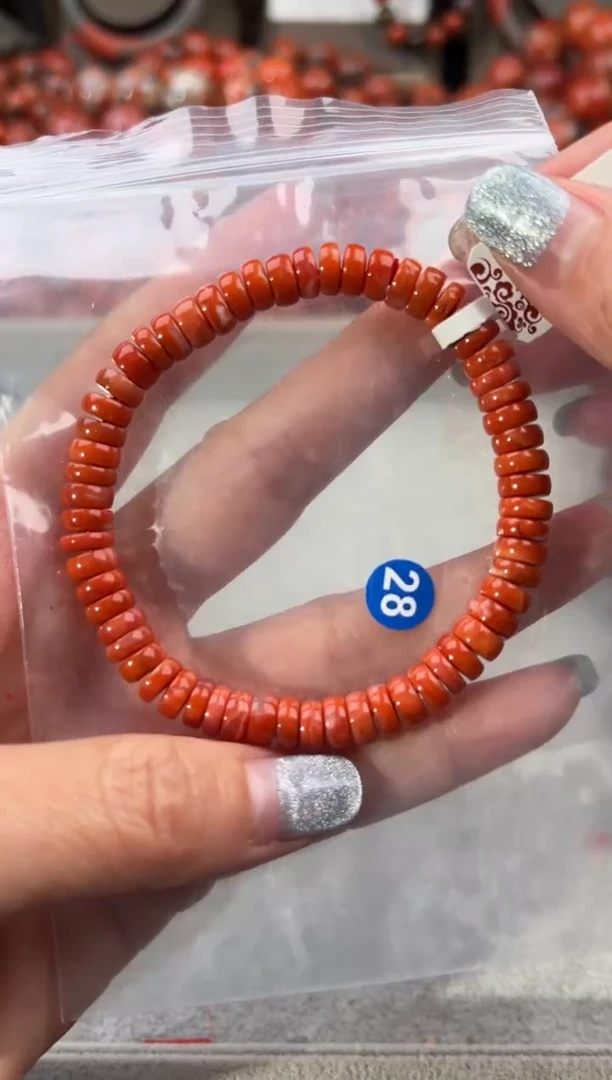 未镶嵌手串南红玛瑙7+
