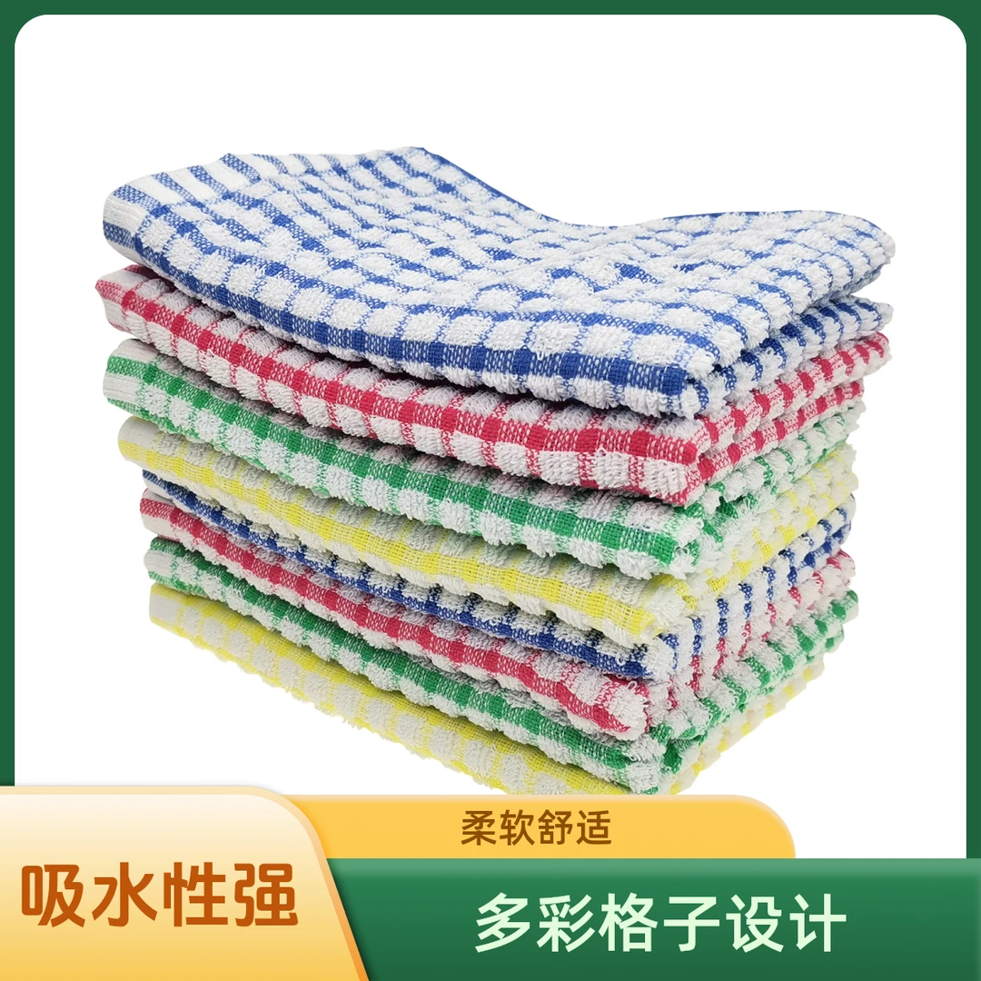 厨房抹布纯棉清洁布吸水出口日本不沾油洗碗布百洁布小毛巾茶巾