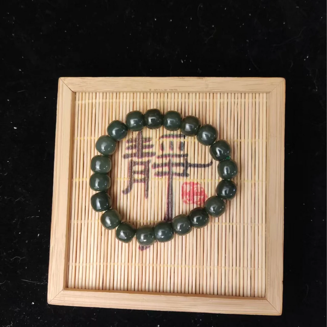 和田玉桶珠手串（卡10）0000