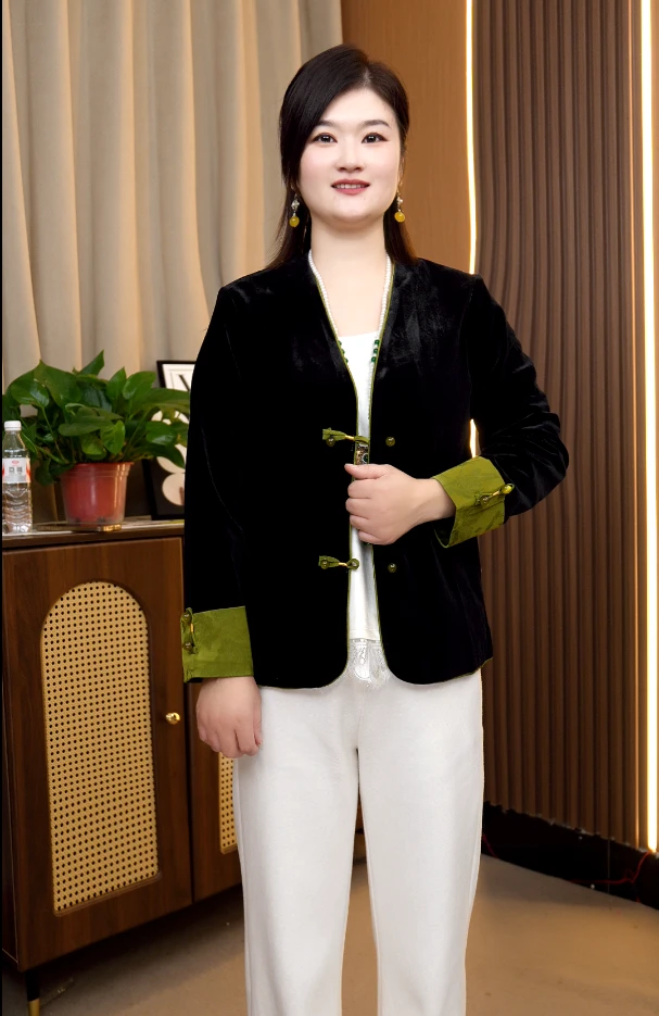 新中式时尚洋气女装国风气质女装外套