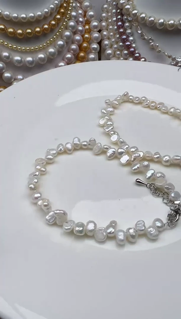 淡水珍珠未镶嵌颈饰1