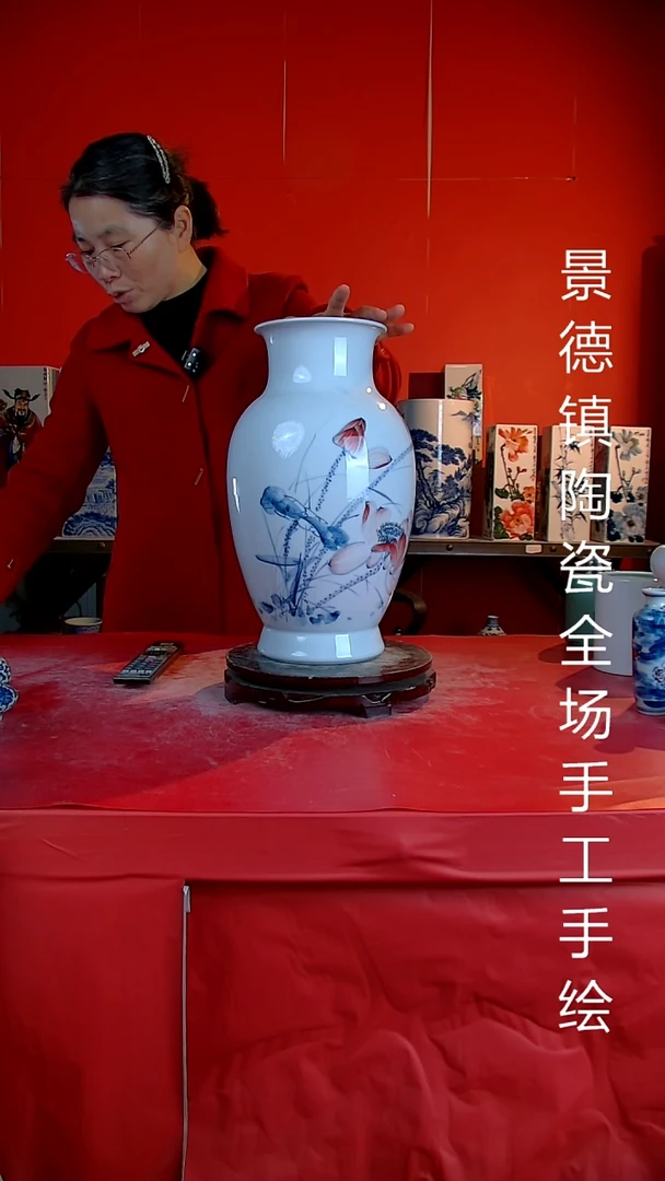 摆件陶瓷景德镇陶瓷 全场手工手绘