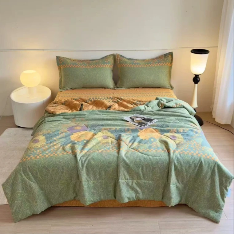 精品轻奢夏被四件套--秋日暖阳