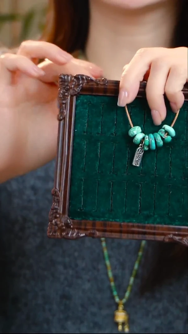 未镶嵌绿松石项链项链