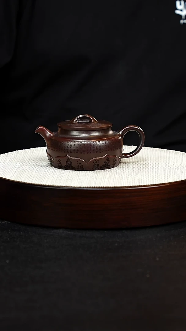茶壶紫砂佛莲佛莲佛莲