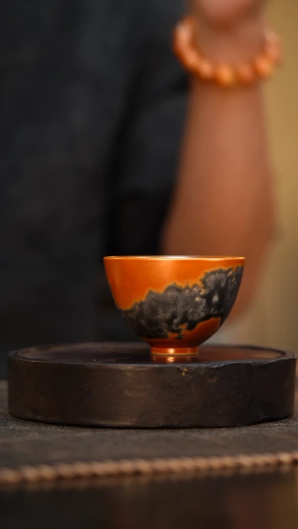 8柴房陶瓷柴烧落灰主人杯